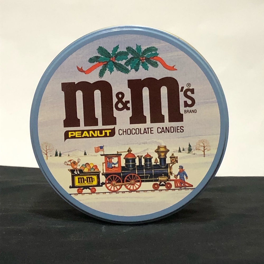 M&M's Vintage Holiday Train Tin